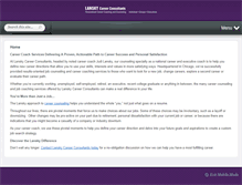 Tablet Screenshot of lanskycareerconsultants.com